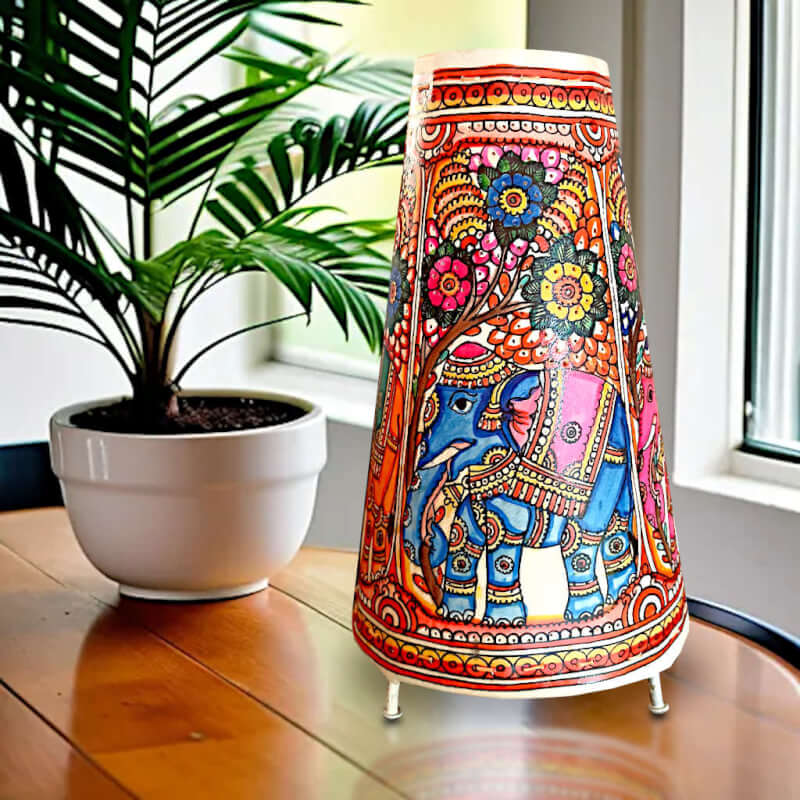 Hand Painted Elephant lampshade