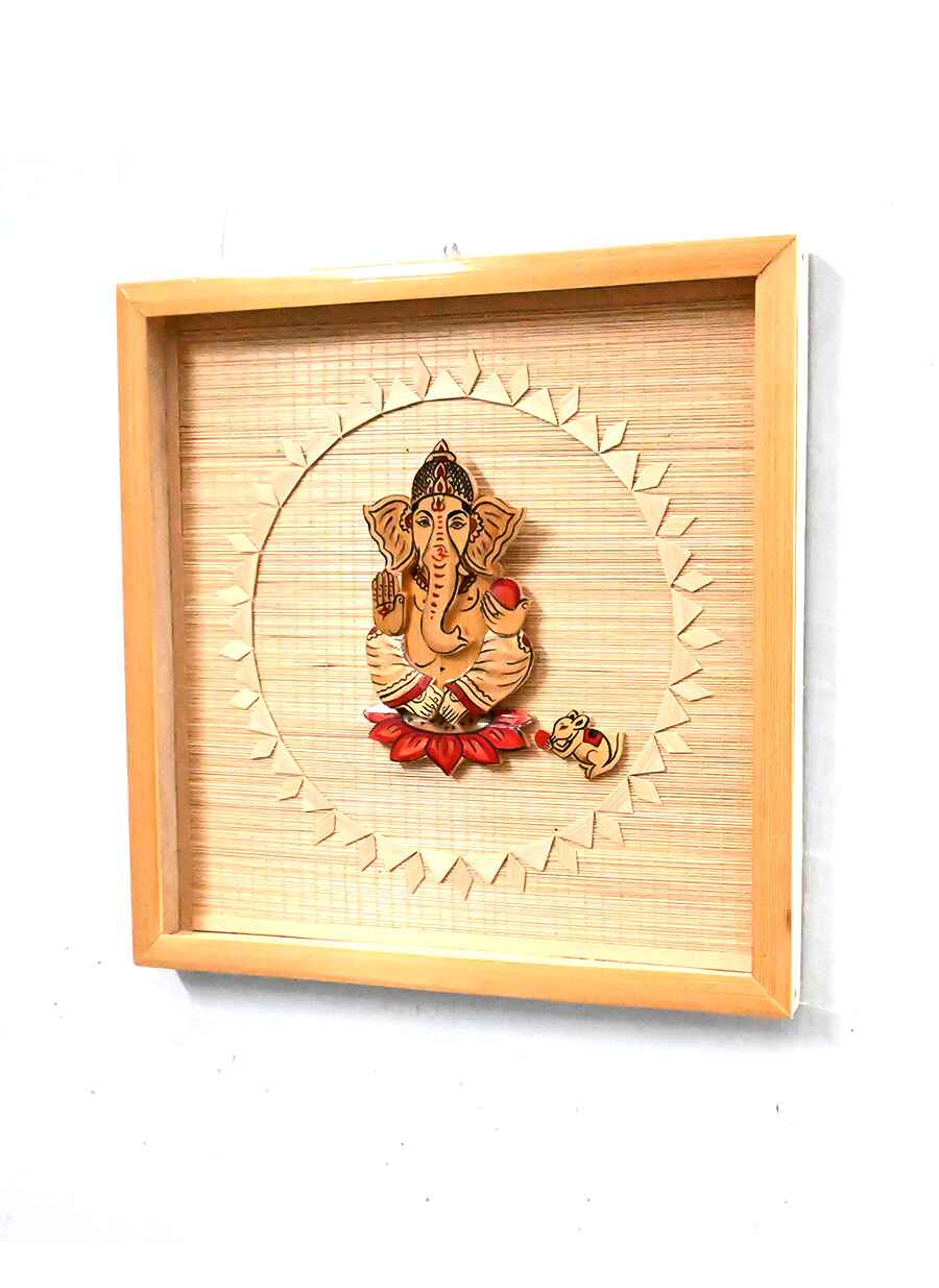 3D Ganesha : Wall Decor Framed