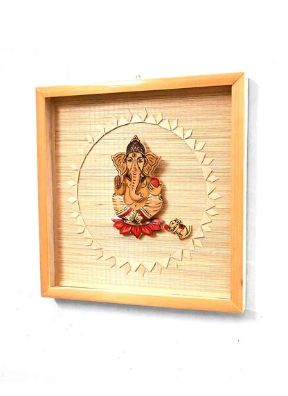 3D Ganesha : Wall Decor Framed