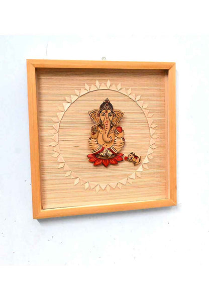 3D Ganesha : Wall Decor Framed