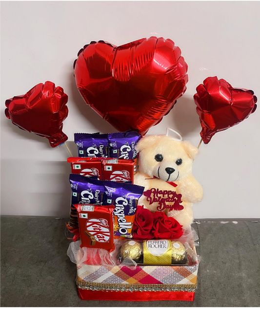 Valentine Chocolate Basket