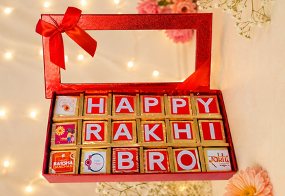 Customised Rakhi chocolate box