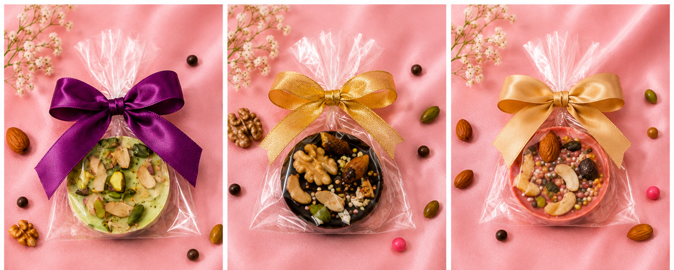 Rakhi hand chocolate hamper in wooden box