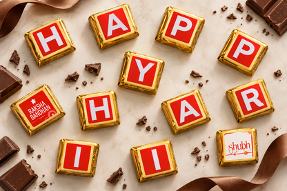 Customised Rakhi chocolate platter