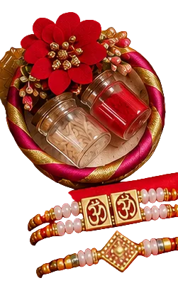 Red Rakhi chocolate box