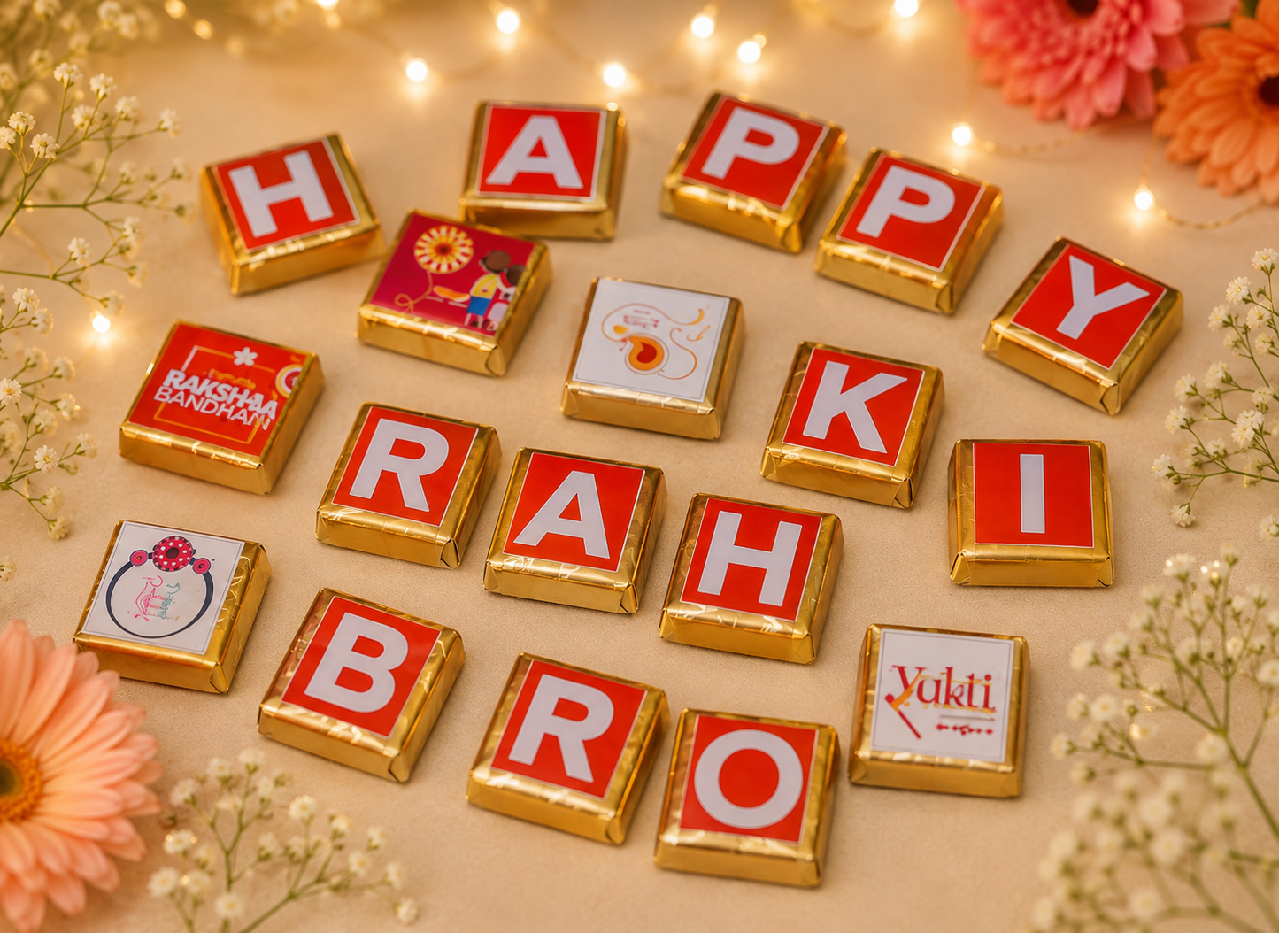 Customised Rakhi chocolate box