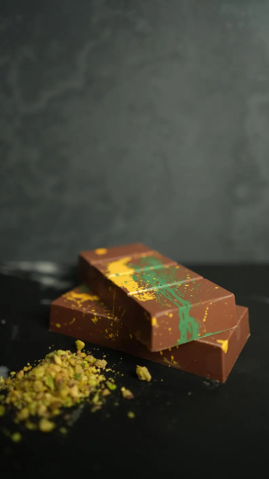 Viral Pistachio Kataifi Chocolate Bar | Dubai inspired with belgian chocolate and premium pistachio