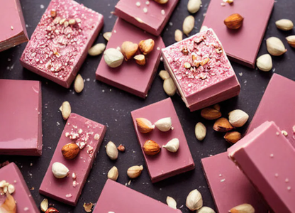 Ruby chocolate bar