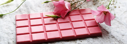 Ruby chocolate bar