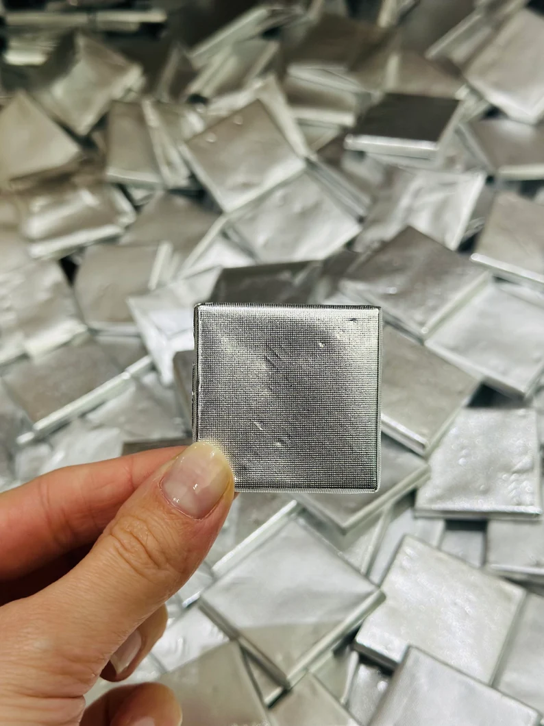 Gold or Silver foil Milk Chocolate :Minimalist Chocolates