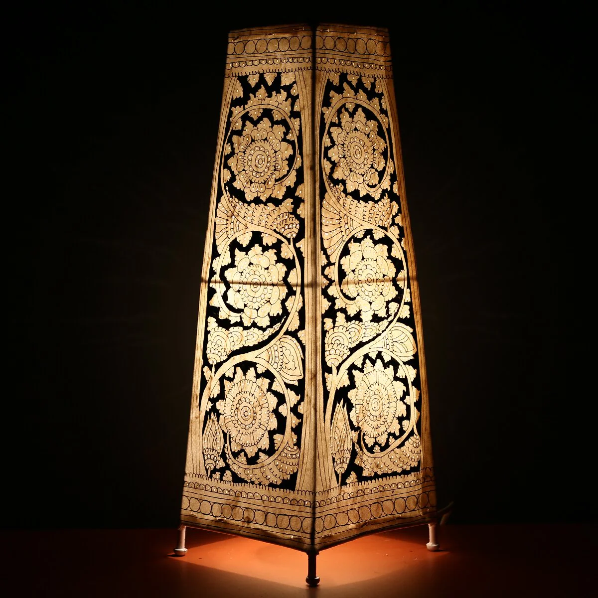 Moonflower Leather Lamp