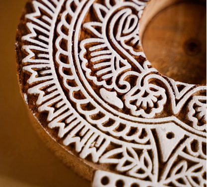 Wooden Leave Decorative Candle Holder Set Of 2