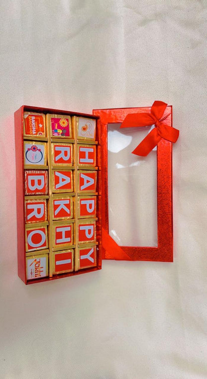 Customised Rakhi chocolate box