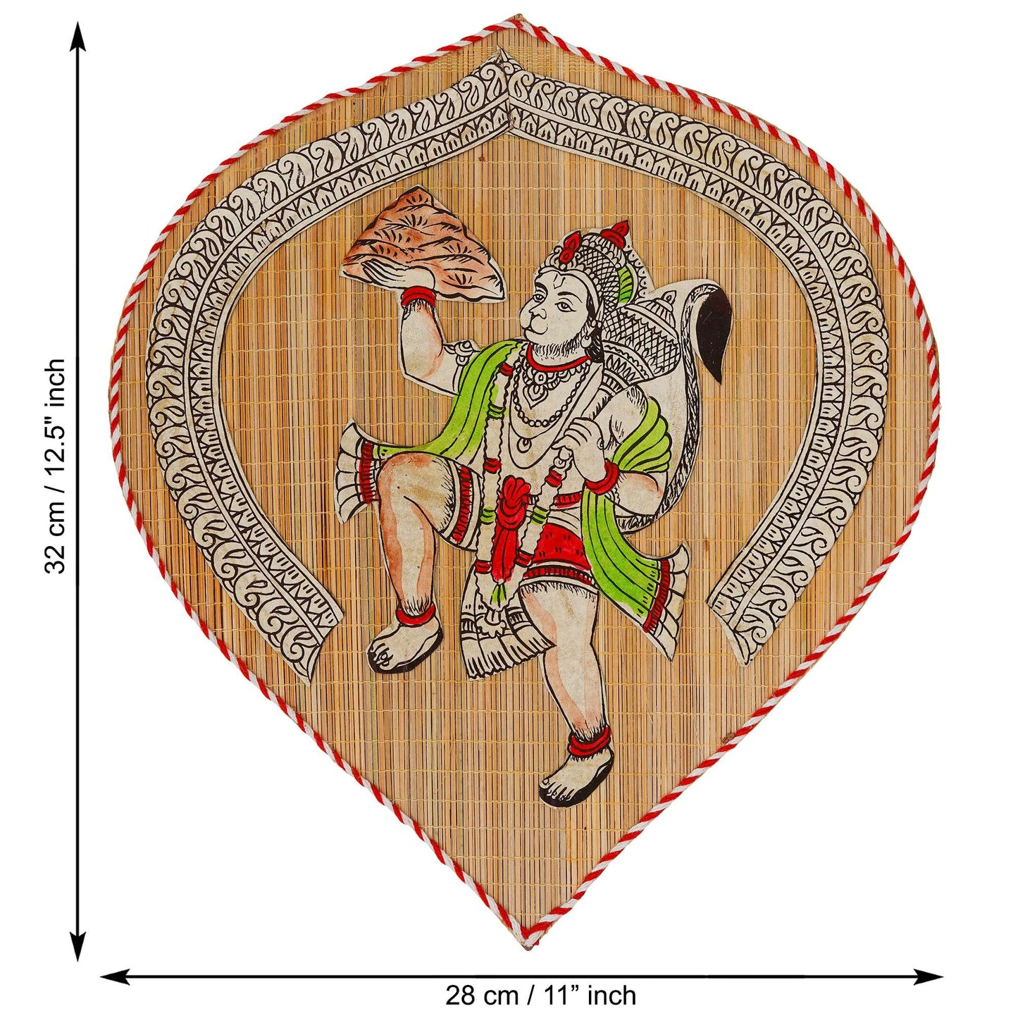 Hanuman Ji Bamboo Art